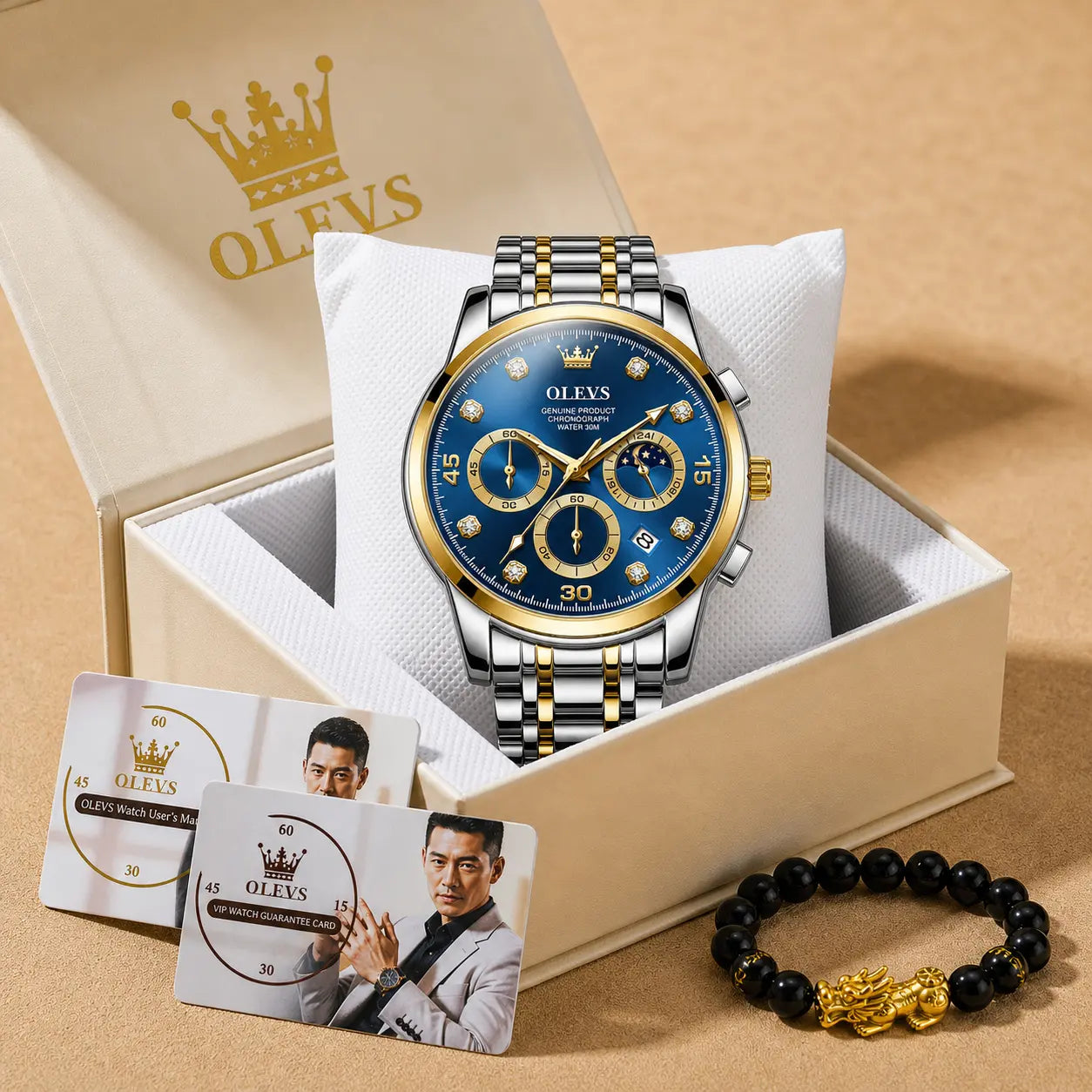 OLEVS 2889 GOLD BLUE