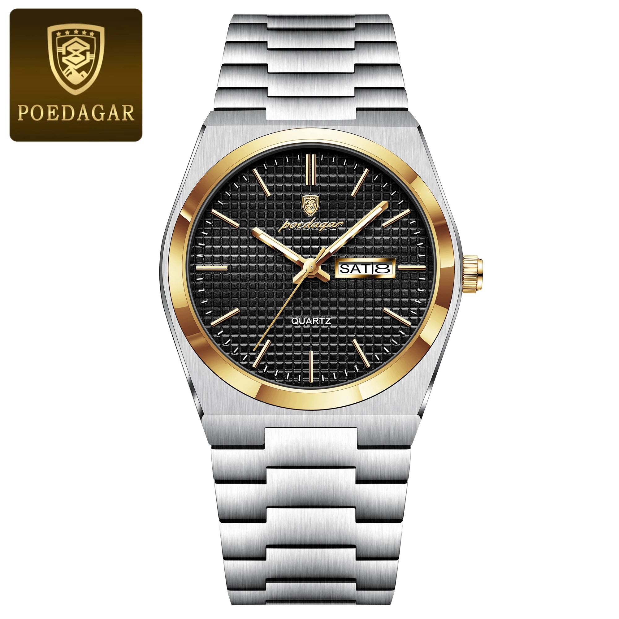 POEDAGAR 821 Business Men Wristwatch
