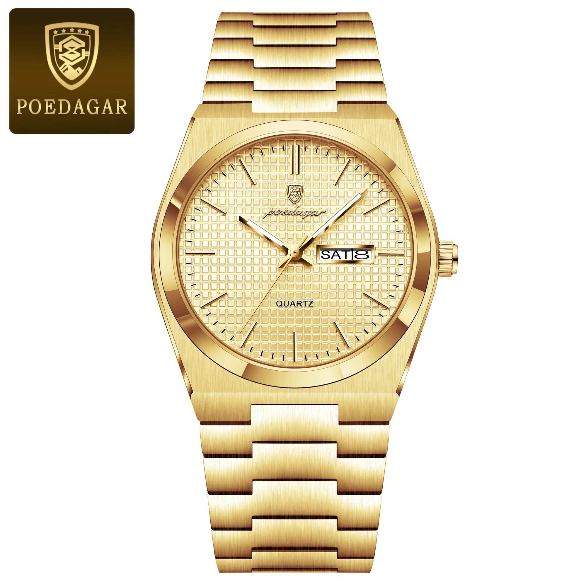 POEDAGAR 821 Business Men Wristwatch