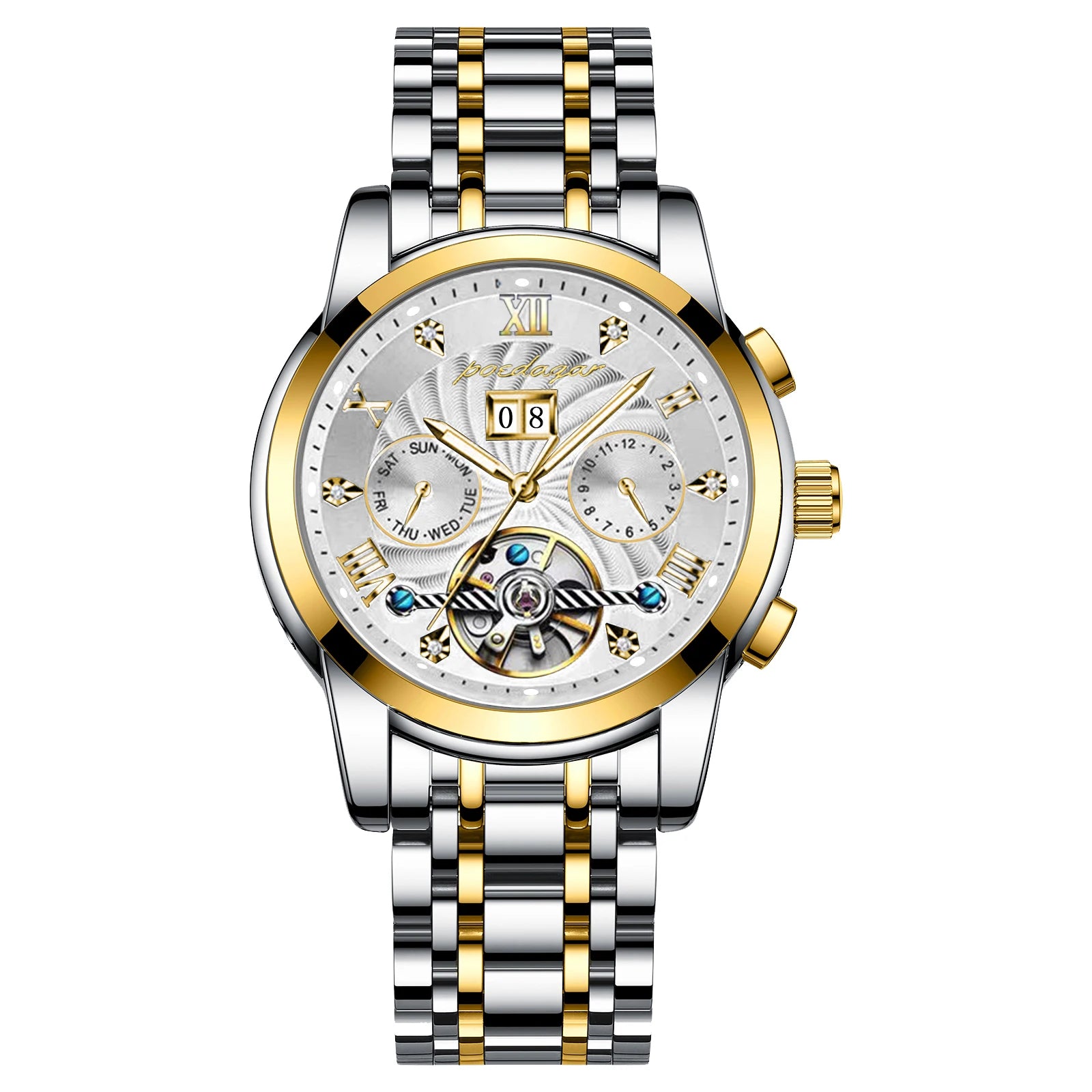 POEDAGAR 1408 Luxury Automatic Mechanical Wristwatch