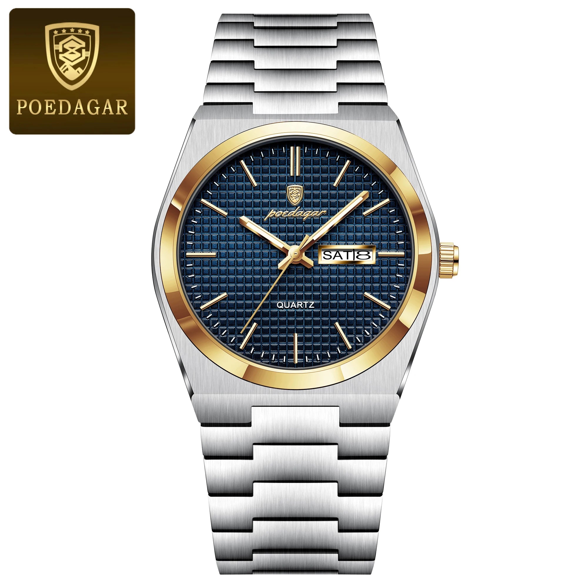 POEDAGAR 821 Business Men Wristwatch