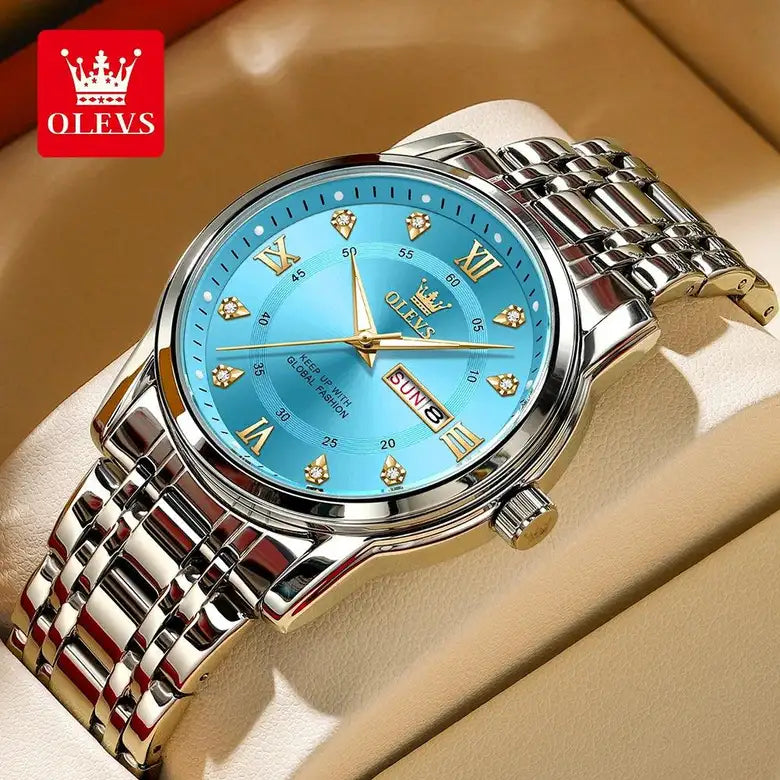 OLEVS Men's Classic Business Wristwatch Dual Calendar product photo 1