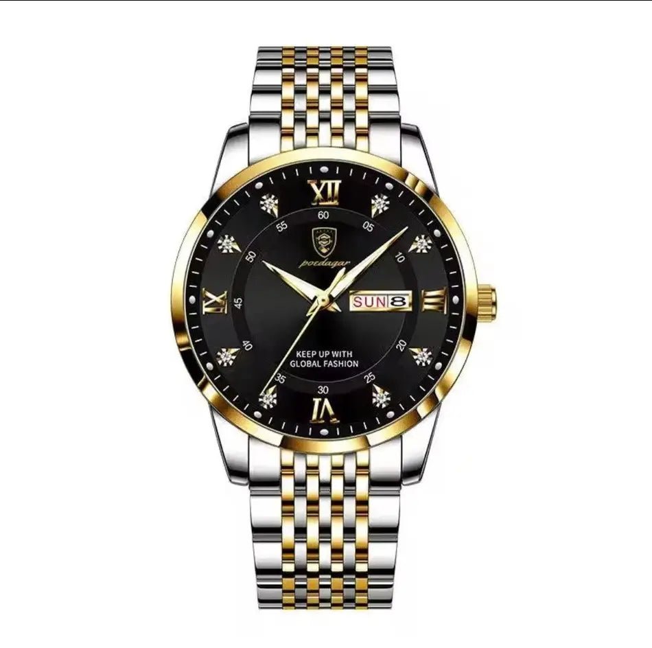 POEDAGAR 836 Stainless Steel Luxury Wrist Watch, gallery photo 2