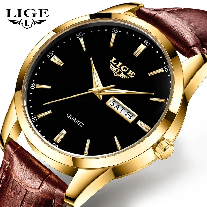 LIGE Fashion Watches Men LG8970