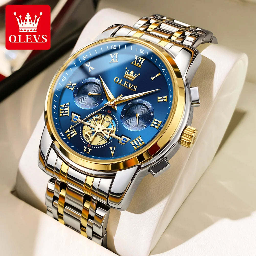 OLEVS Classic Roman Scale Dial Luxury Wrist Watch OL2859