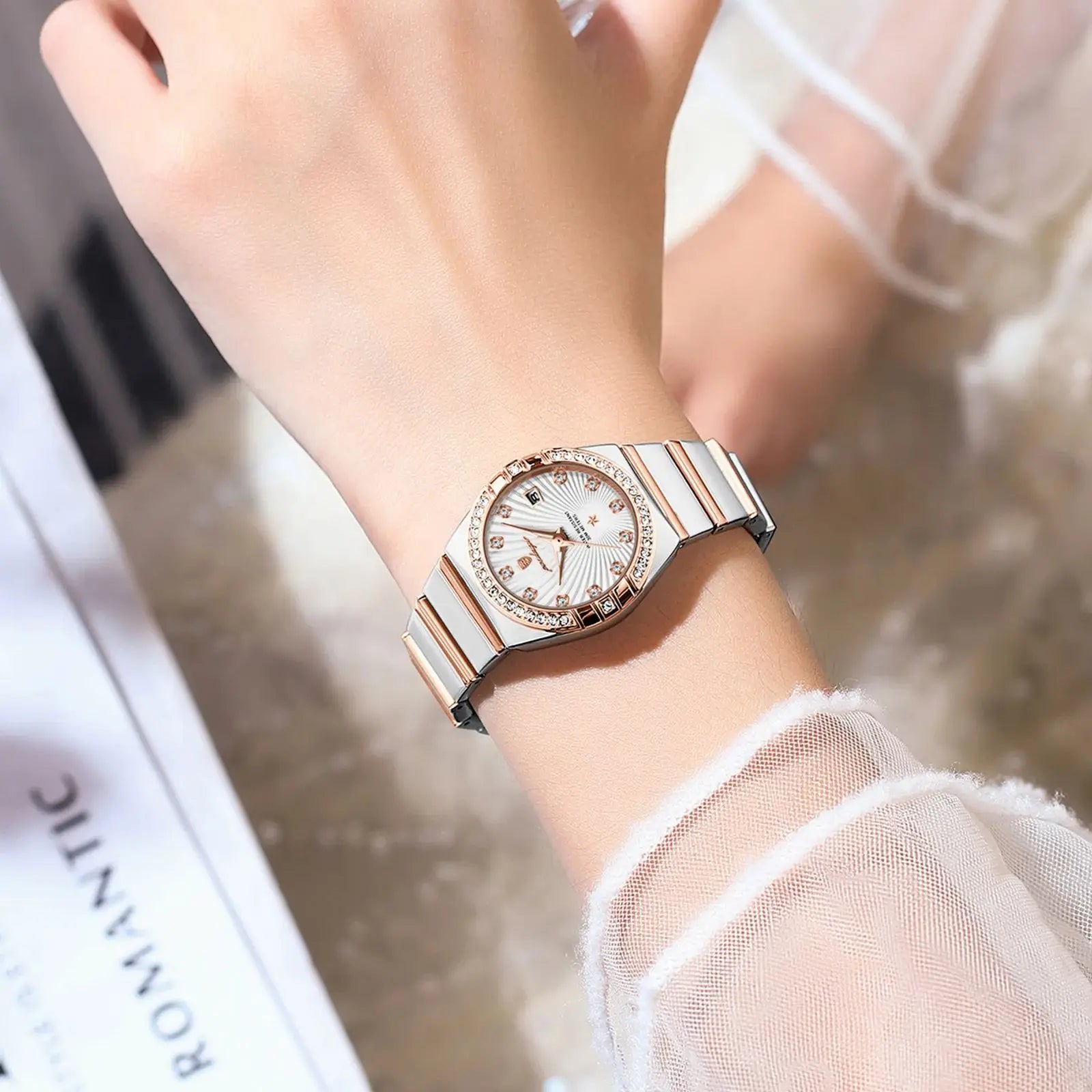 POEDAGAR 302 Luxury Woman Wristwatch