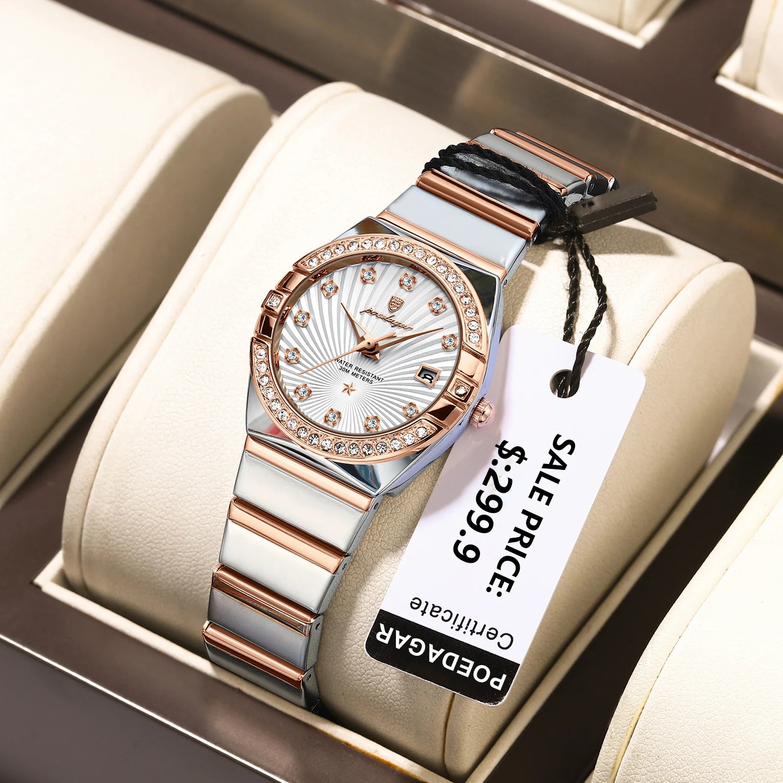 POEDAGAR 302 Luxury Woman Wristwatch