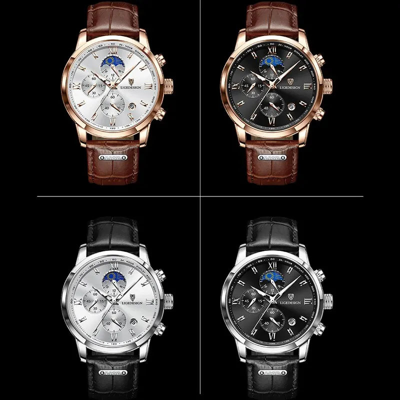 LIGE Casual Chronograph Watch LG8953