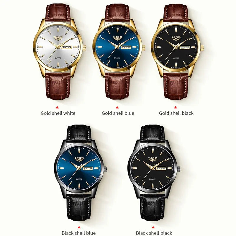 LIGE Fashion Watches Men LG8970