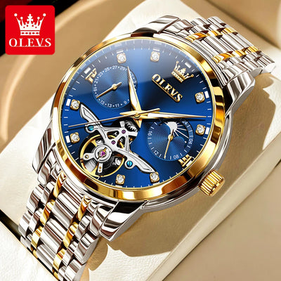 OLEVS 6703 Original Automatic Mechanical Moonphase Watch
