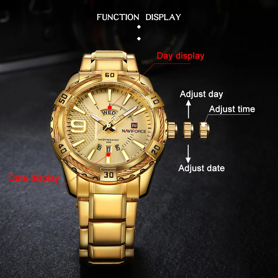 NAVIFORCE New Luxury WristWatch NF9117S