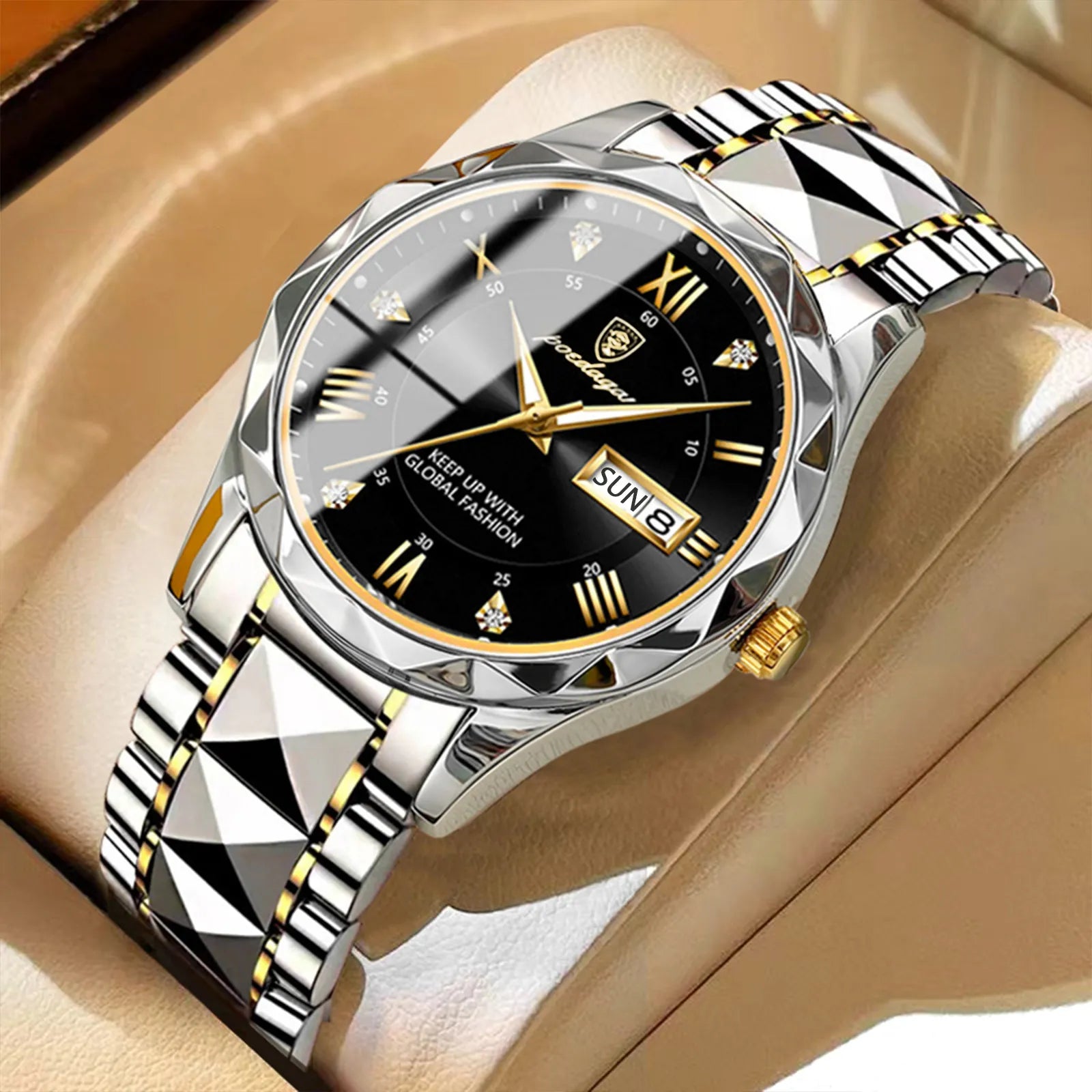 POEDAGAR Top Brand Luxury Man Wristwatch 615