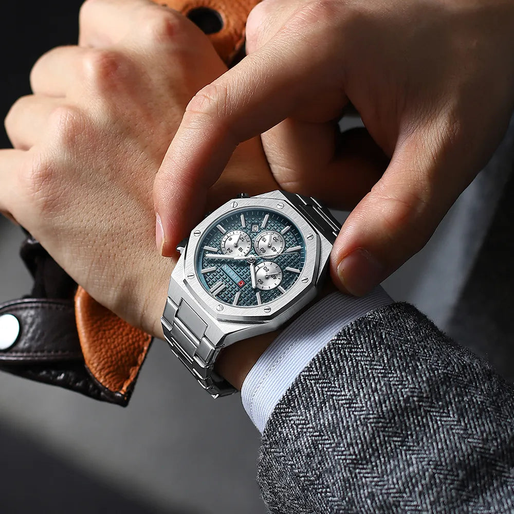 CURREN Chronograph Wristwatch: C8440