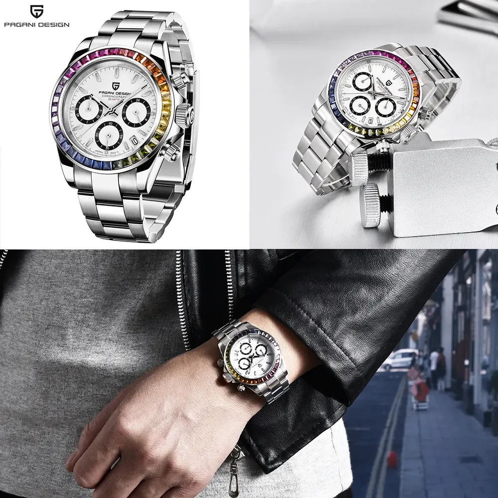 PAGANI DESIGN Chronograph luxury Watch Japan