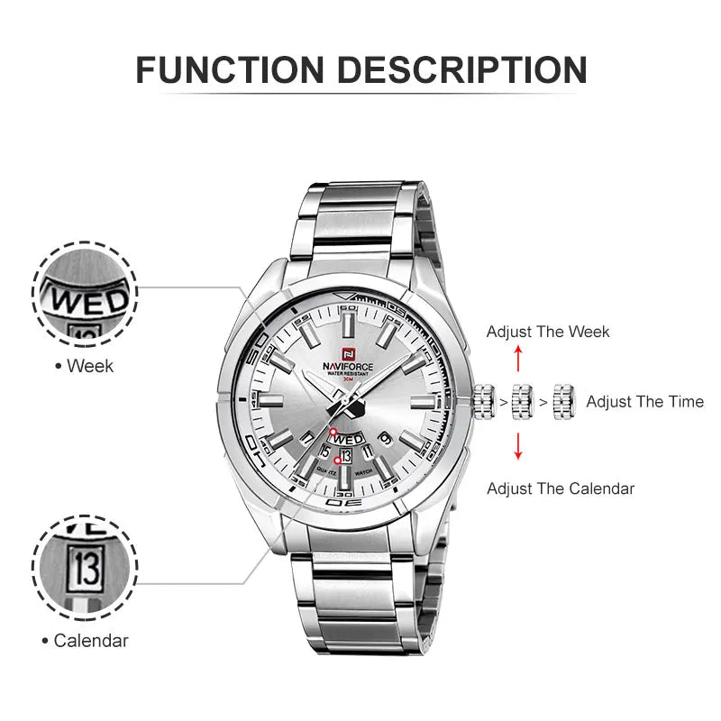 NAVIFORCE Classic Casual Watch NF9038