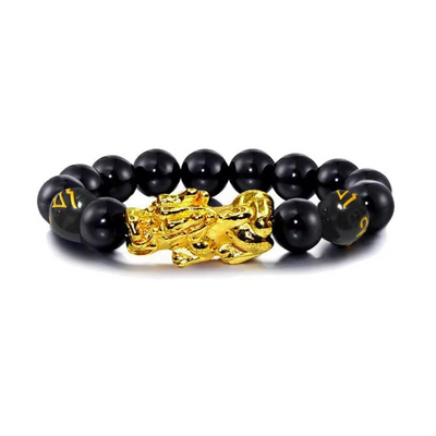 Black Beads Bracelet for Mens