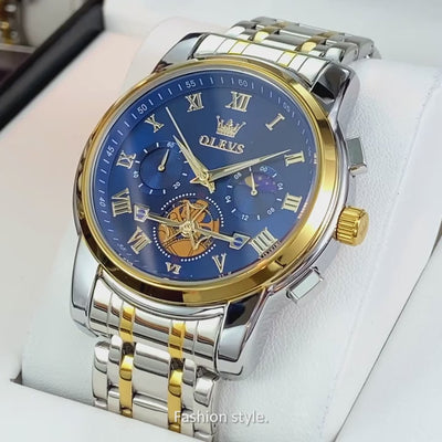 OLEVS Classic Roman Scale Dial Luxury Wrist Watch OL2859